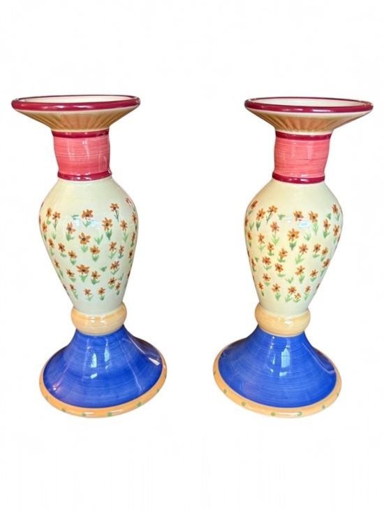 Pfaltzgraff Other - Hard to Find Vintage Pfaltzgraff Pistoulet Candle Holders (set of 2)